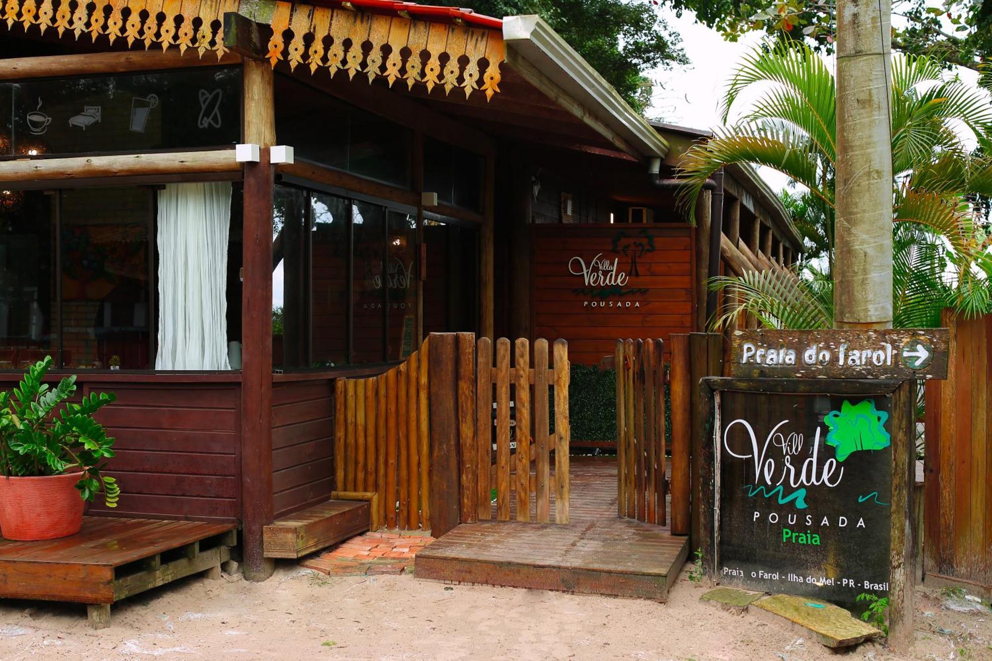 Pousada Villa Verde - Frente Para A Praia Do Farol Ilha do Mel Luaran gambar